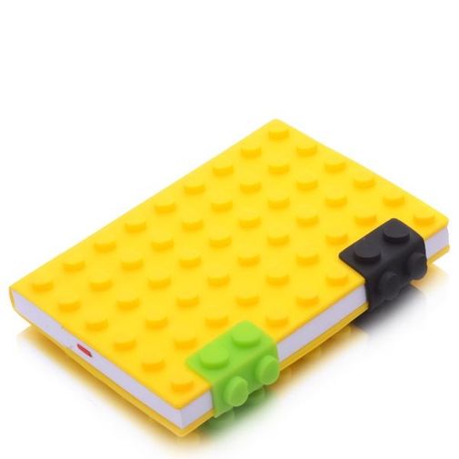 Блокнот Лего Маленький Желтый, кружочки Блокнот Лего Маленький Желтый, кружочки