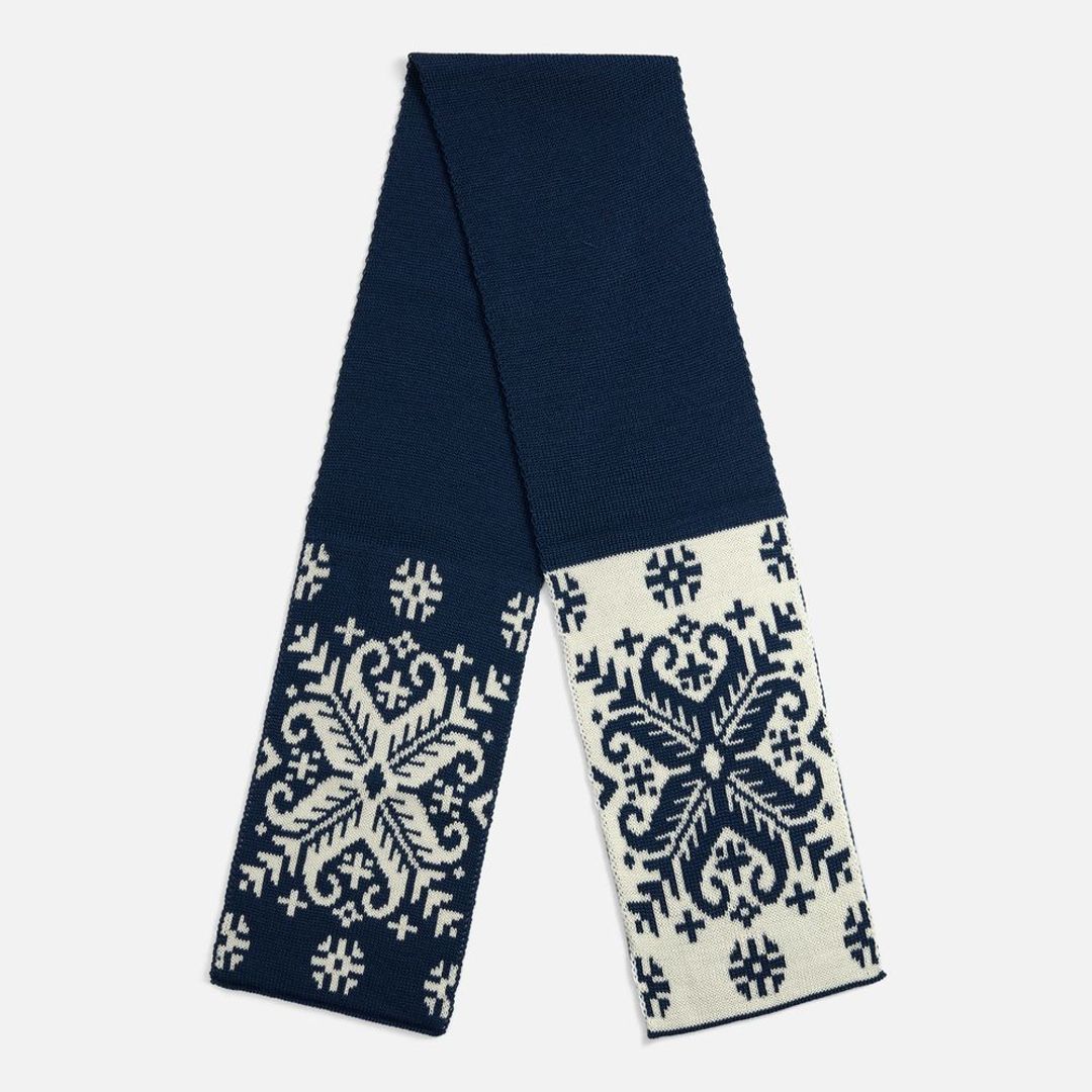 Шарф Wintertude M (синий с белым)