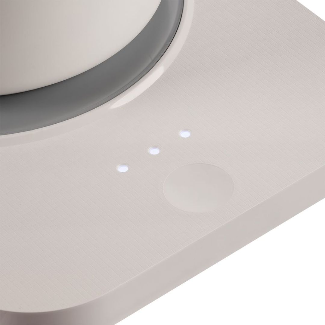 Кружка с подогревом и беспроводной зарядкой Dual Base Plus (Белая)