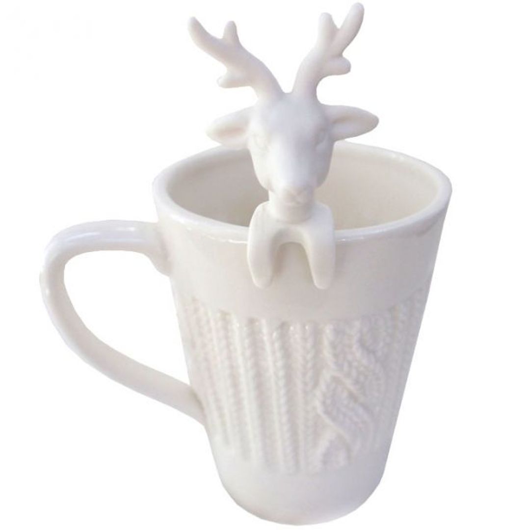 Кружка с ложкой Олень Кружка с ложкой Олень