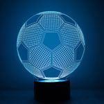 3D Лампа Футбольный мяч