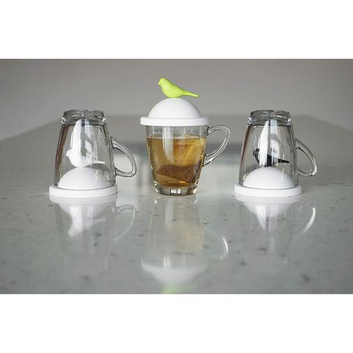 Чашка с крышкой Sparrow (Белый)