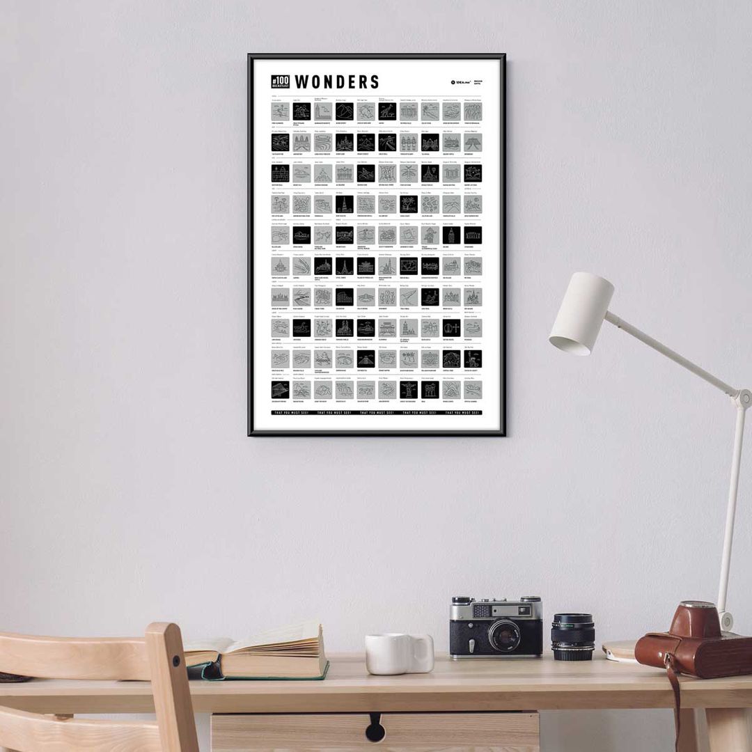 Скретч-постер 100 дел Wonders edition (Невероятные места) Скретч-постер 100 дел Wonders edition (Невероятные места)