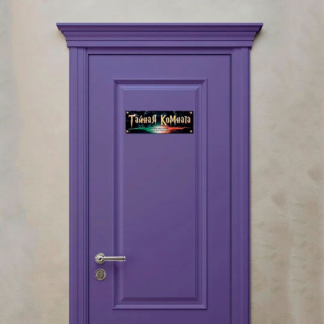 Табличка на дверь Тайная комната