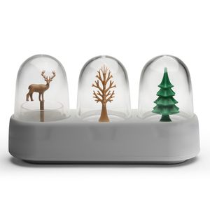 Набор для соли, перца, зубочисток с подставкой Forest Ecology