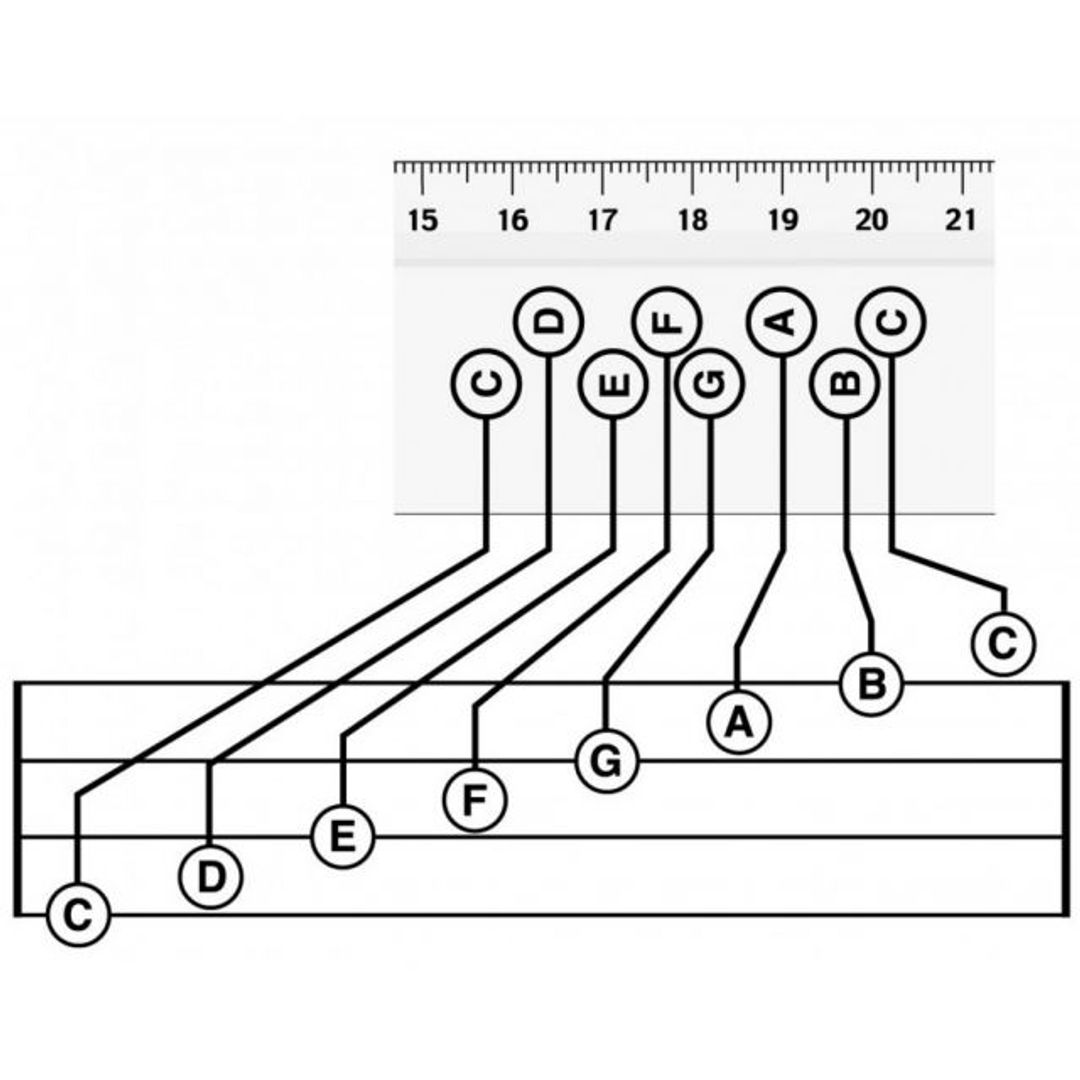 Музыкальная линейка Musical Ruler