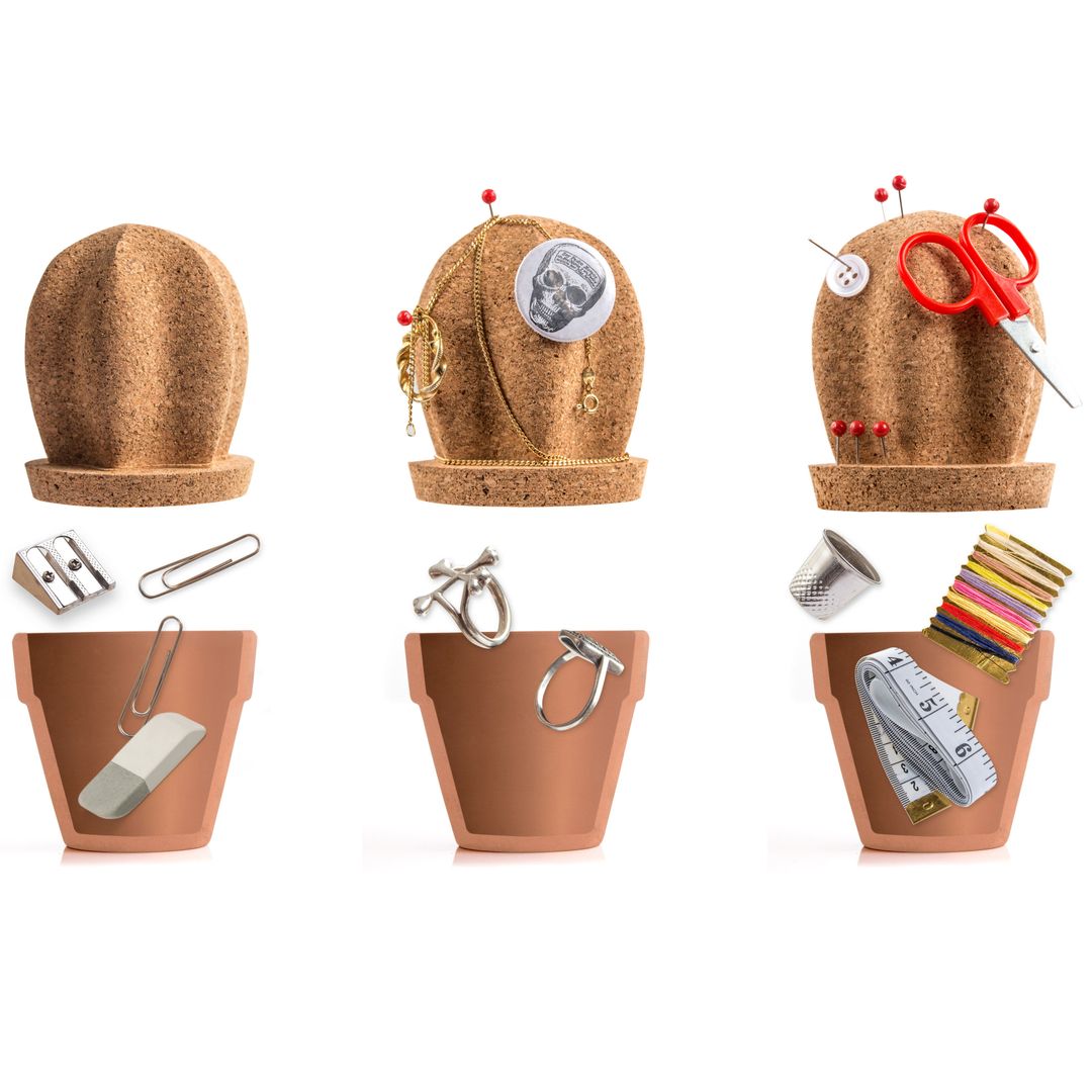 Настольный органайзер Кактус Cork Cactus