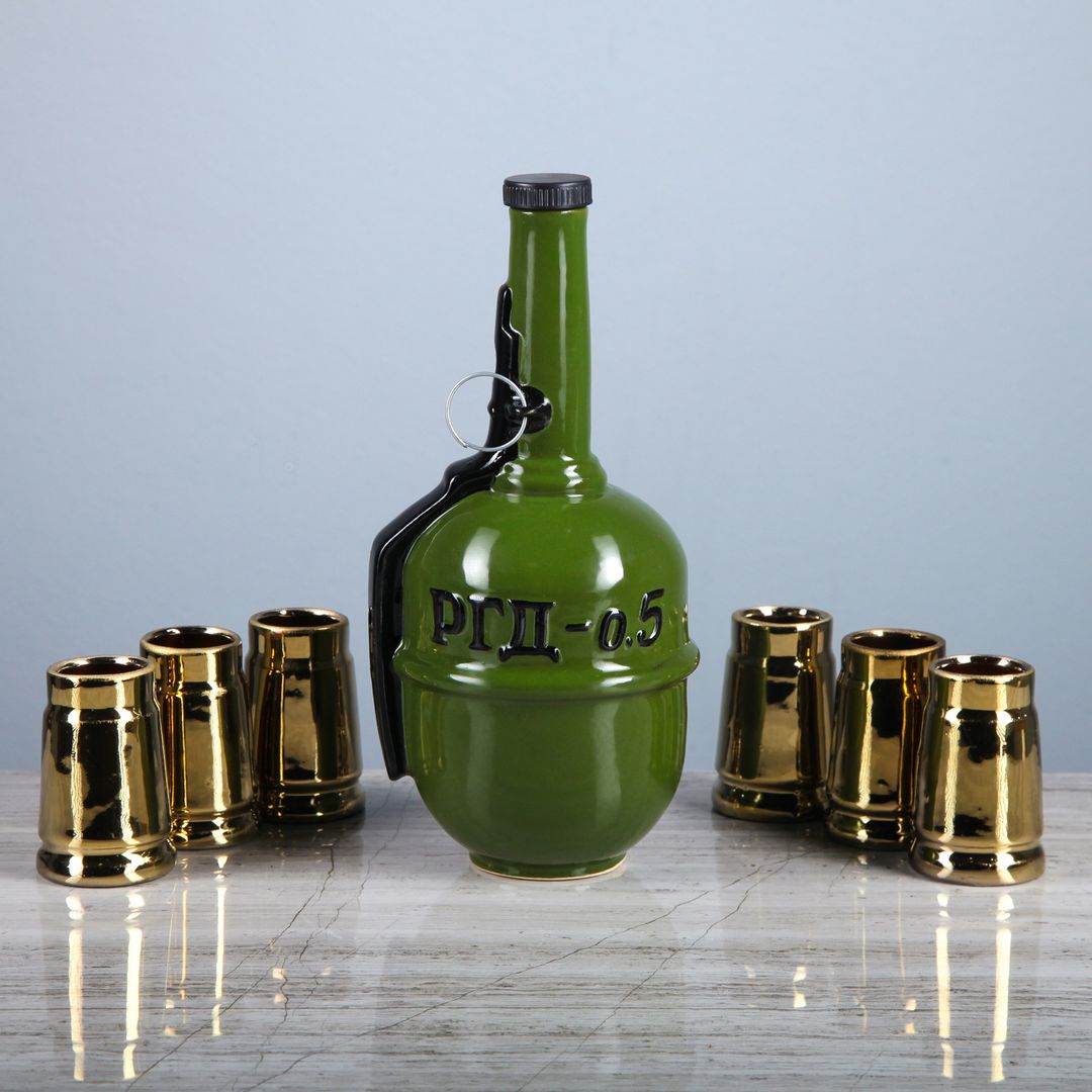 Набор для коньяка с рюмками Граната (6 шт)