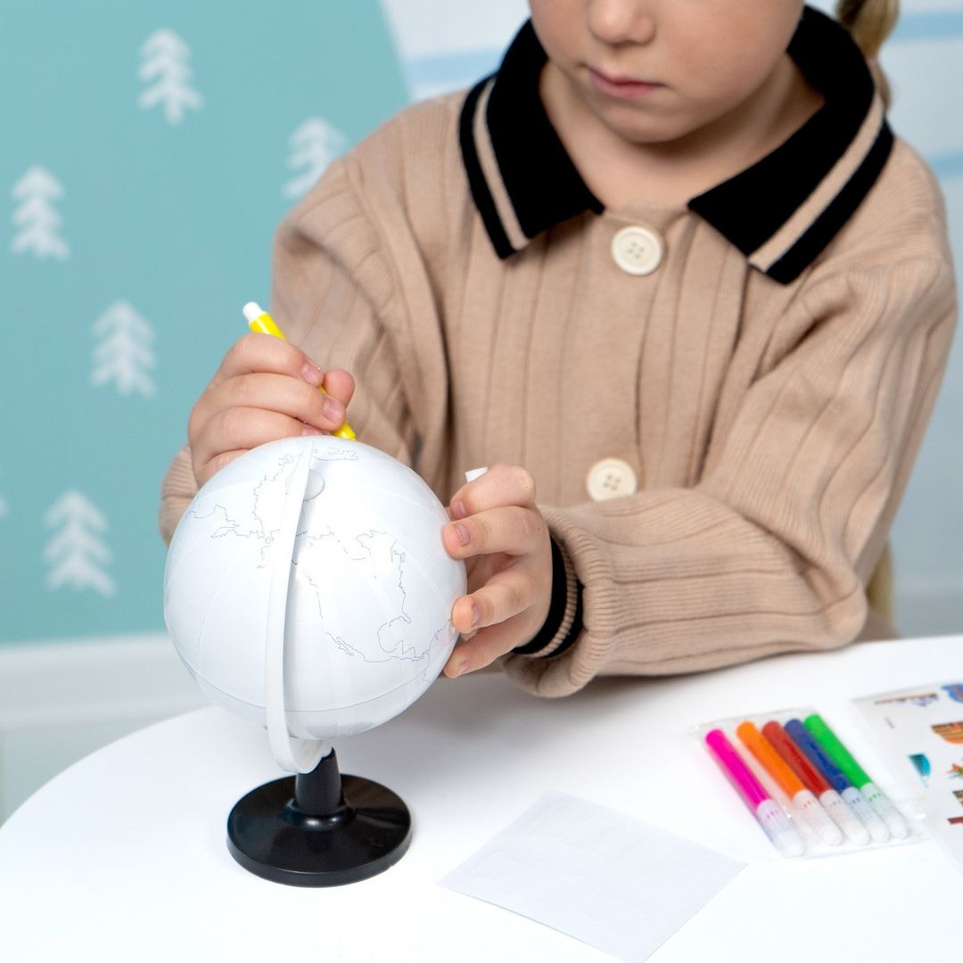 Обучающий набор Глобус-раскраска, изучаем достопримечательности Обучающий набор Глобус-раскраска, изучаем достопримечательности