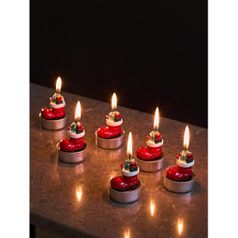 Набор декоративных свечей Festive stocking из коллекции New Year Essential, 6 шт. Набор декоративных свечей Festive stocking из коллекции New Year Essential, 6 шт.