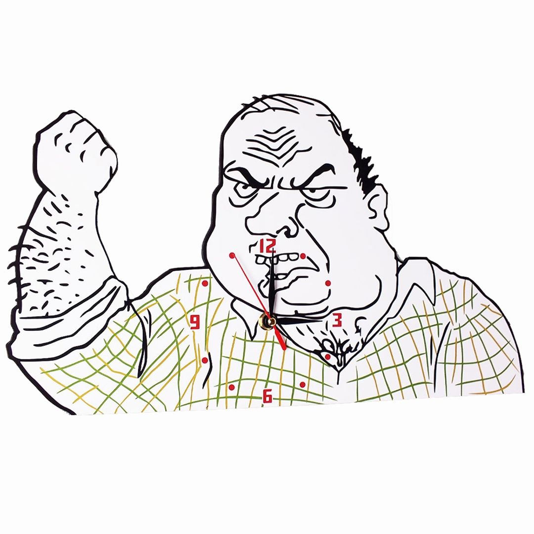 Часы настенные Будь мужиком Часы настенные Будь мужиком