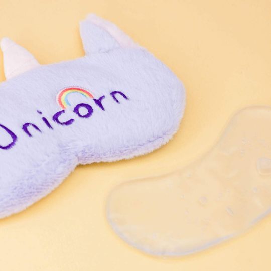 Маска для сна гелевая Unicorn Rainbow