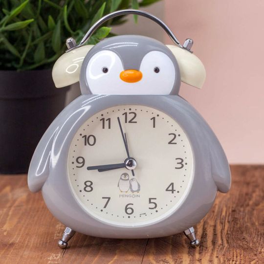                                      Часы с будильником Пингвин Penguin