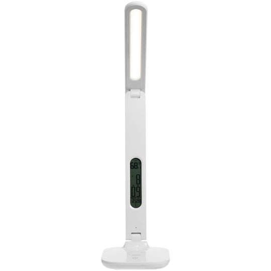 Настольная лампа с часами и календарем Office Torch