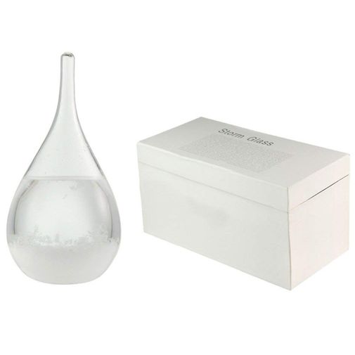 Предсказатель погоды Storm Glass Drop с подсветкой