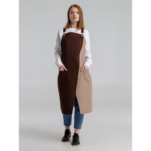 Фартук Picante (коричневый с бежевым)