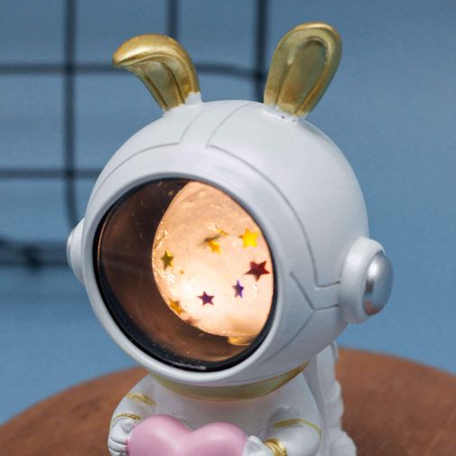 Ночник Космический кролик Ears heart pink Ночник Космический кролик Ears heart pink