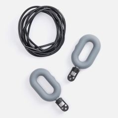 Мультифункциональная скакалка с эспандером Multi McFly (серый)