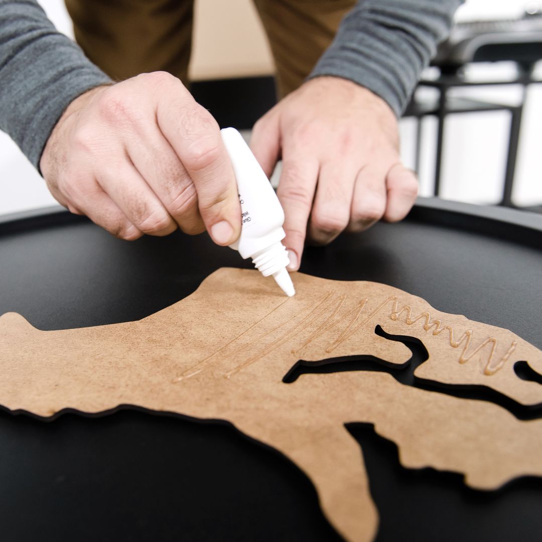 Декоративная Карта мира Wall Decoration Black GIANT