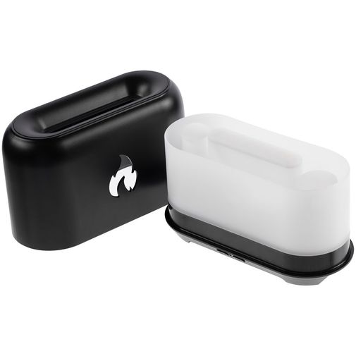 Увлажнитель-ароматизатор Fire Flick с имитацией пламени (Черный) Увлажнитель-ароматизатор Fire Flick с имитацией пламени (Черный)