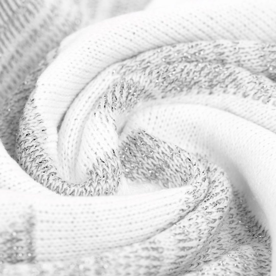 Плед Танцующий лес (Белый с серебром) Плед Танцующий лес (Белый с серебром)