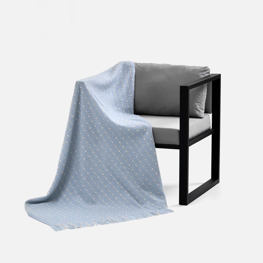 Плед Laforet (голубой)