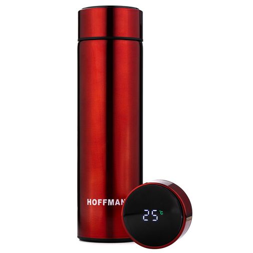 Умный термос с термодатчиком Hoffmann (500 мл) (Красный) Умный термос с термодатчиком Hoffmann (500 мл) (Красный)