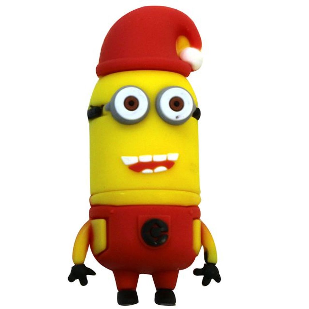 Флешка Миньон Новогодний Дейв 8 Гб Флешка Миньон Новогодний Дейв 8 Гб