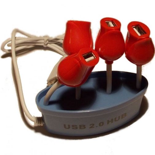 USB Хаб Букет роз (Голубой) USB Хаб Букет роз (Голубой)