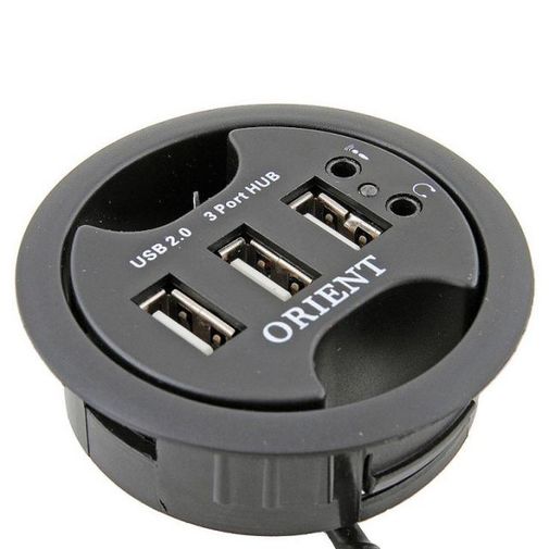 USB Хаб Для паза в столе USB Хаб Для паза в столе