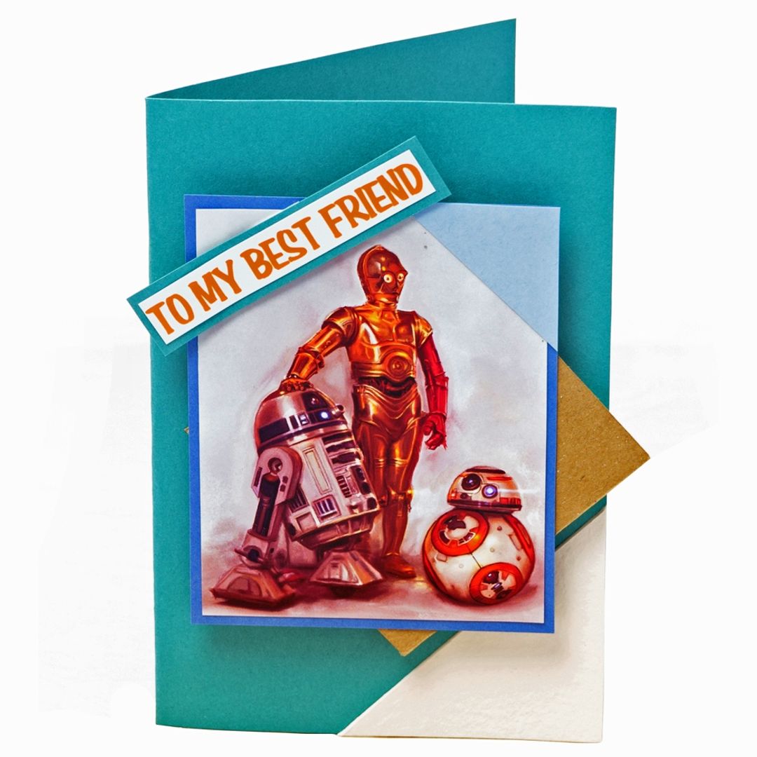 Открытка Star Wars Роботы Открытка Star Wars Роботы