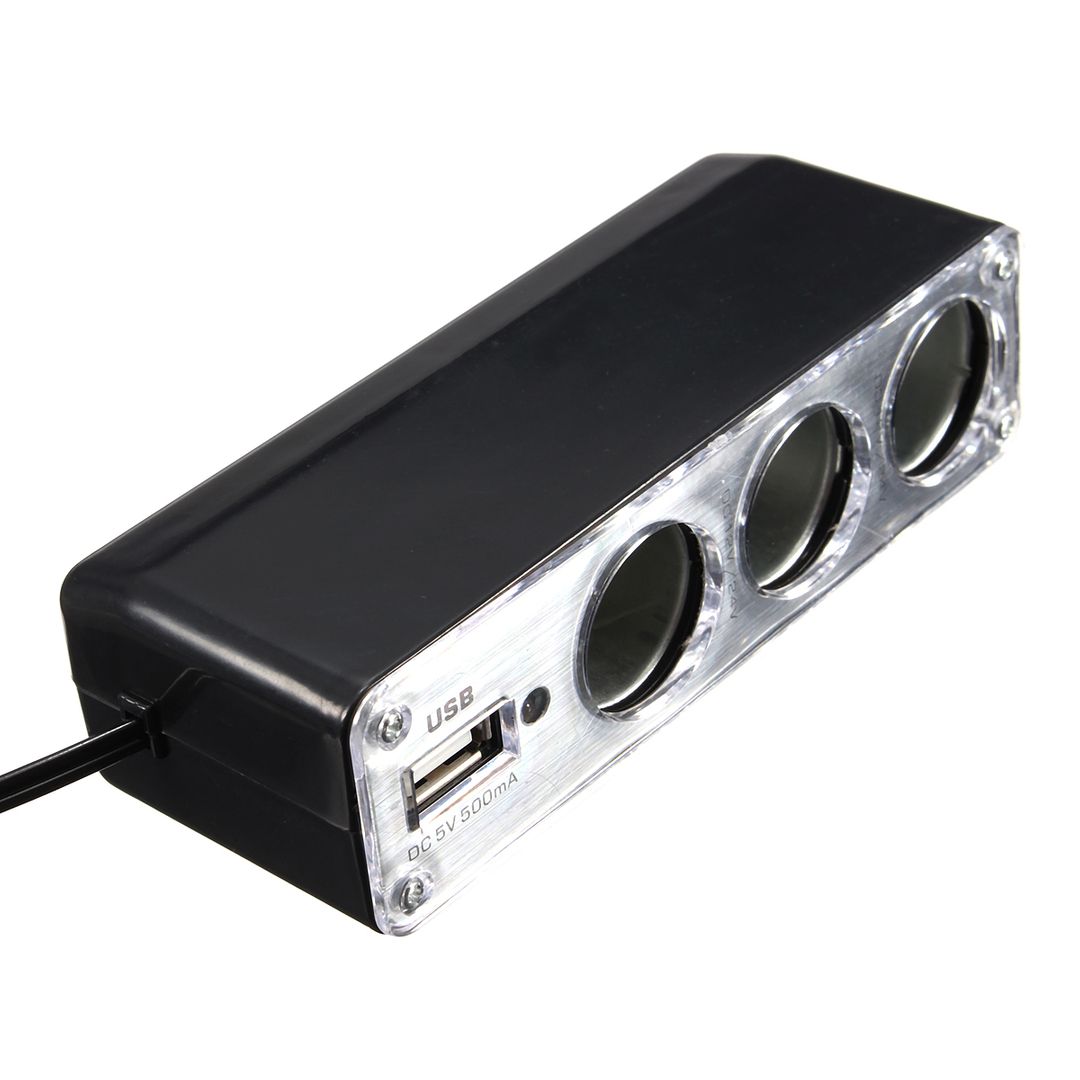 Разветвитель для прикуривателя с USB разъемом In-car Разветвитель для прикуривателя с USB разъемом In-car