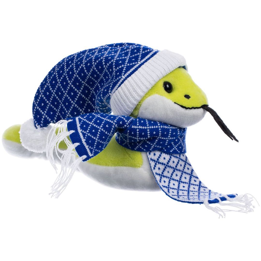 Мягкая игрушка Baby Snake Right (Синяя) Мягкая игрушка Baby Snake Right (Синяя)