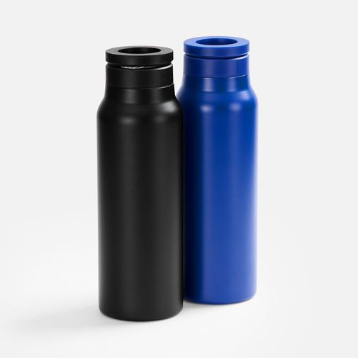 Термобутылка Magnus с магнитным держателем для телефона (синий)