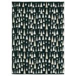 Плед из хлопка с новогодним рисунком Whitewood из коллекции New Year Essential, 130x180 см