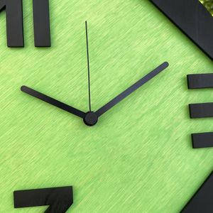 Часы настенные 3-7-11 Зеленый лайм