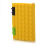 Блокнот Лего Маленький Желтый, сердечки