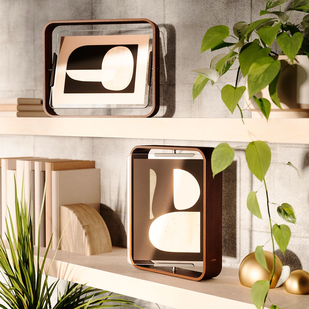 Фоторамка двухсторонняя Bellwood орех (26х31 см)