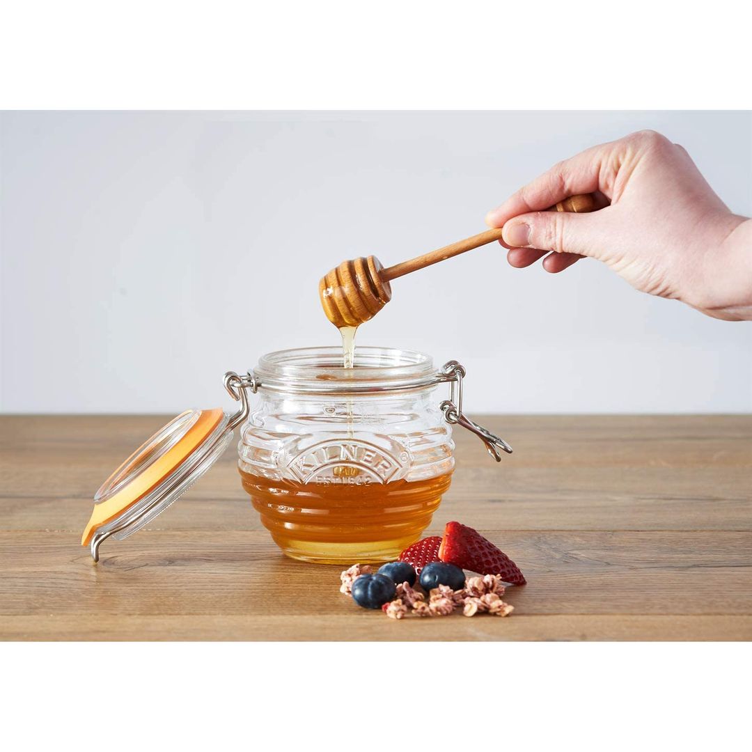 Банка для меда с ложкой Kilner Glass Honey Pot Set Банка для меда с ложкой Kilner Glass Honey Pot Set