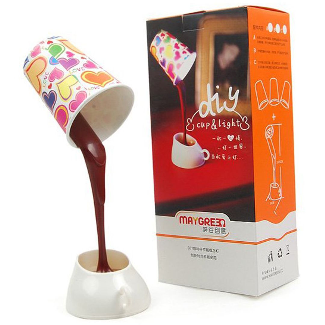 Светильник Выливающийся кофе С упаковкой