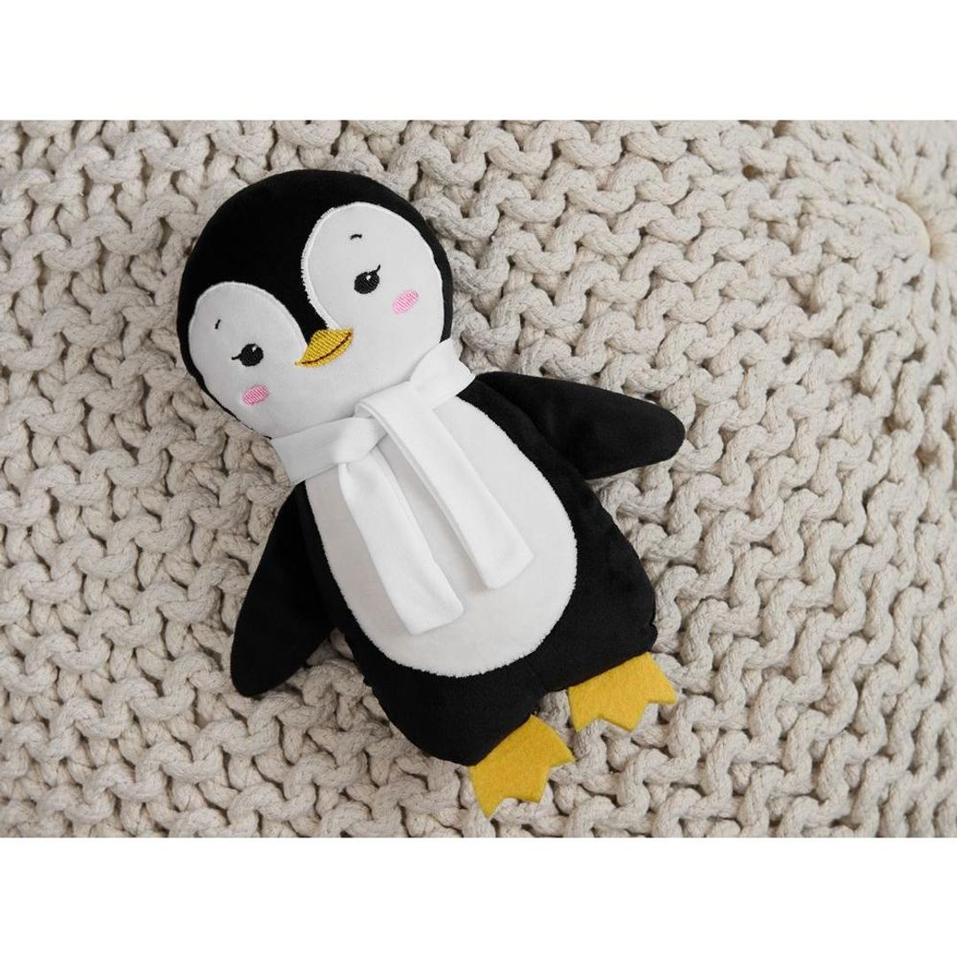 Мягкая игрушка Beastie Toys Пингвиненок с белым шарфом