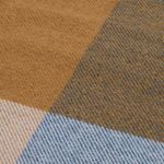 Плед Fleco (синий с коричневым)