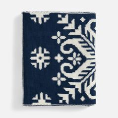 Шарф Wintertude L (синий с белым)