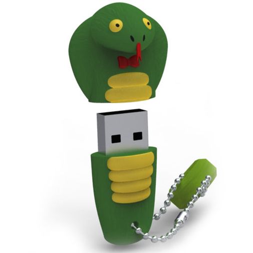 Флешка Змея 8 Гб Открытая Флешка Змея 8 Гб Открытая