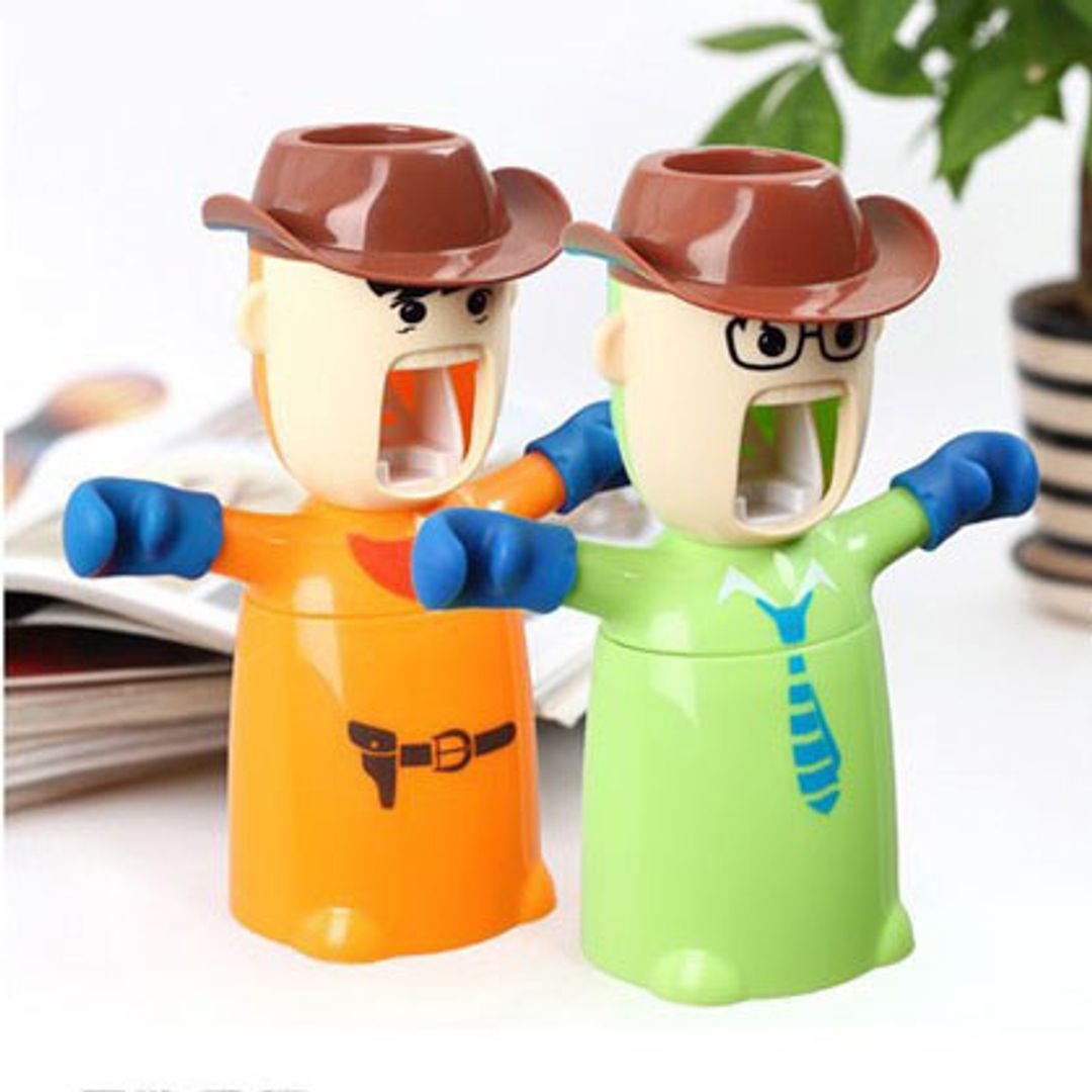 Держатель для зубных щеток и Дозатор пасты Ковбой Держатель для зубных щеток и Дозатор пасты Ковбой