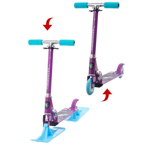 Самокат-снегокат Space is waiting (2 в 1)