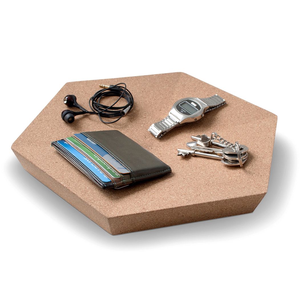 Органайзер настольный пробковый Hex Clutter Tray Органайзер настольный пробковый Hex Clutter Tray