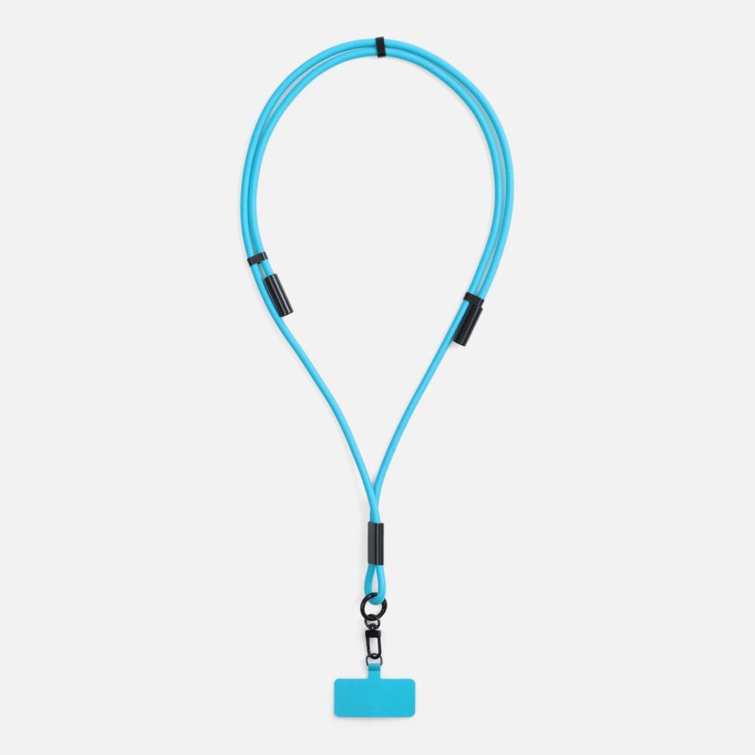 Кабель-ланьярд energyFlex Power Delivery 60 Вт (голубой)