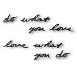 Надпись на стену Do what you love