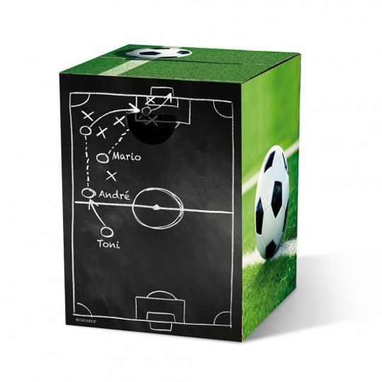 Складной картонный табурет Футбол Soccer